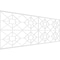 Ekena Millwork Set of Four Panels for 94 1/2"W x 36 1/4"H Jamestown Fretwork Wainscot Wall Paneling WPKP18X01X47JTN - alternate 1